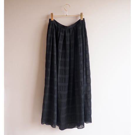 "GEORGE SIMONTON" sheer textured maxi skirt