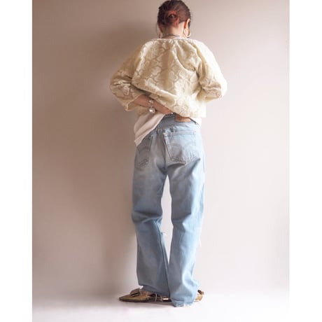 90s made in USA Levi's 501 damage denim pants
