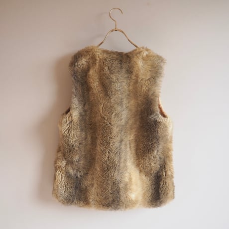 70s "Country Pacer" faux fur vest