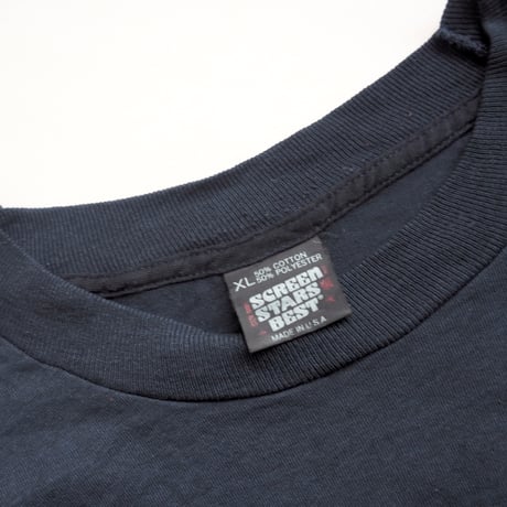 90s "Screen Stars" print t-shirts (BK)