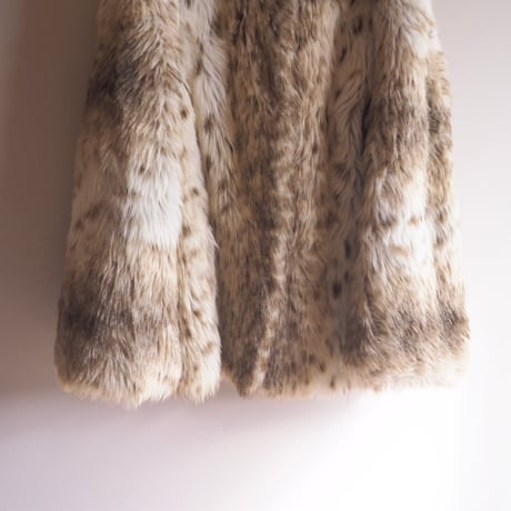 70s "Furrage Tissavel" faux fur coat