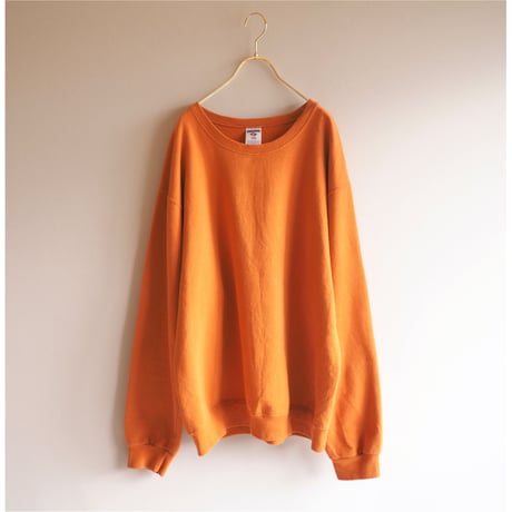"JERZEES" orange oversized plain sweat