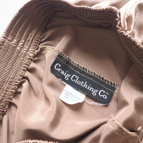"Craig Clothing Co." satin easy pants