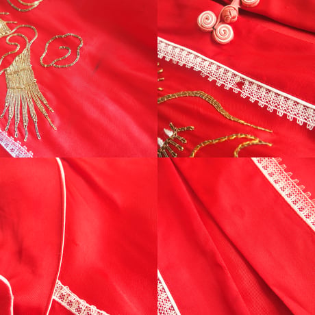 50s〜 chinese embroidered blouse