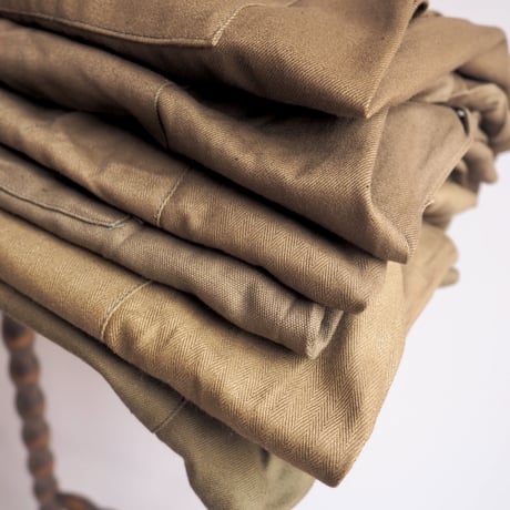 Czech Army deadstock  fly front work jacket