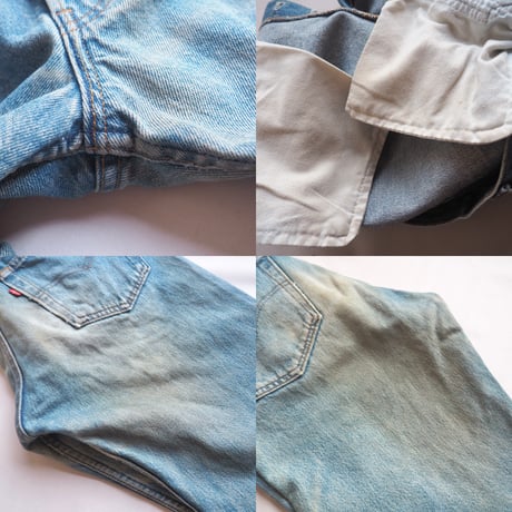 90s made in USA Levi's 501 damage denim