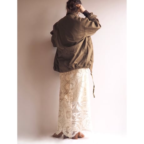Czech Army deadstock  fly front work jacket