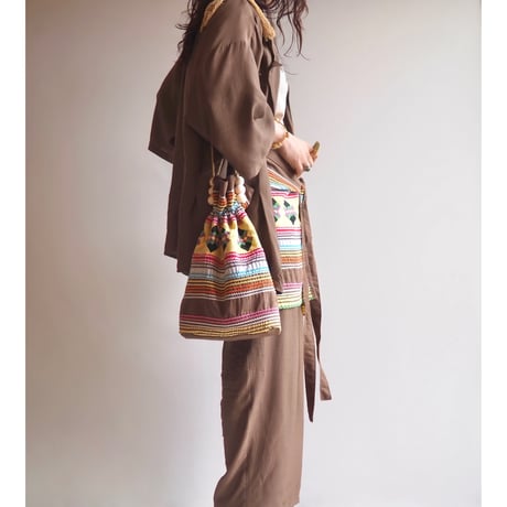vintage remake seminole drawstring bag