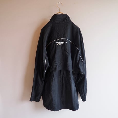 90s "Reebok" drawstring windbreaker