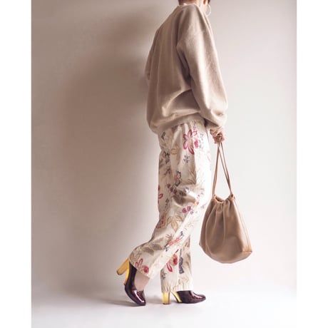 ”Talbot" floral cotton pants