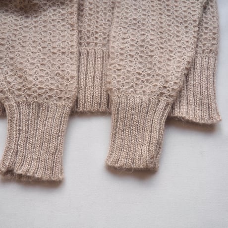 "Mac Rolly" deadstock mohair blend sweater