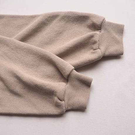90s "JERZEES" beige oversized plain sweat