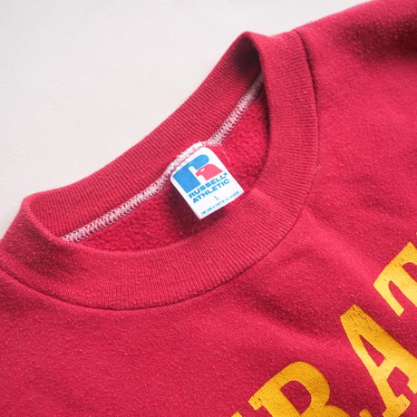 80〜90s "Russel Athletic" print sweat