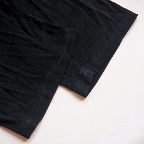 "impressions" black textured easy pants