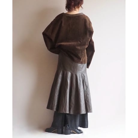 vintage leather switching tops