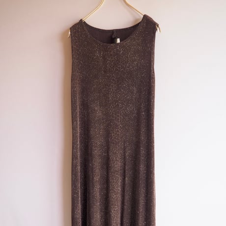 "Byer too! California" elastic glitter sleeveless maxi dress