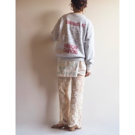 90s "TULTEX"  fade print sweatshirt