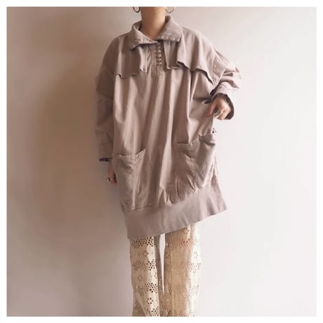 "CARAMBA" oversized anorak pullover