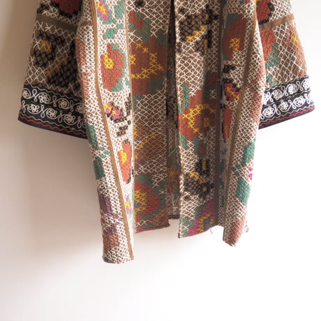 vintage suzani embroidered robe