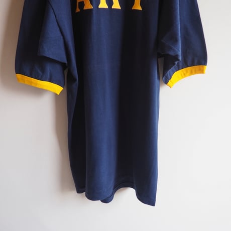 80s "Russell Athletic" numbering patch print t-shirts