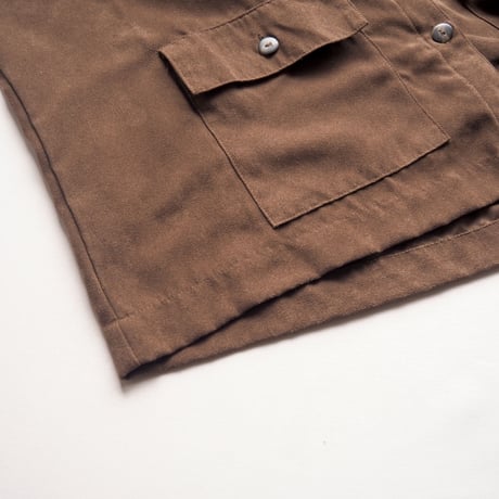"BLAST STUDIO" faux suede oversized shirts & pants
