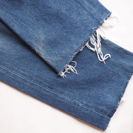 90s made in USA Levi's 501 cut off denim pants