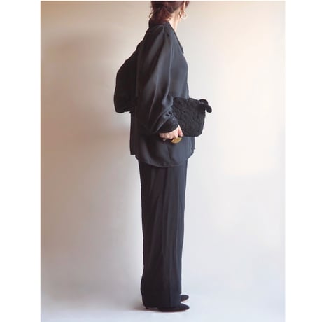 "CARLISLE" black easy pants