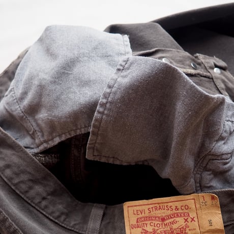 90s made in USA Levi's 501 cut off denim