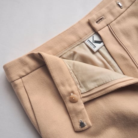 "KRIZIA" plain wool pants