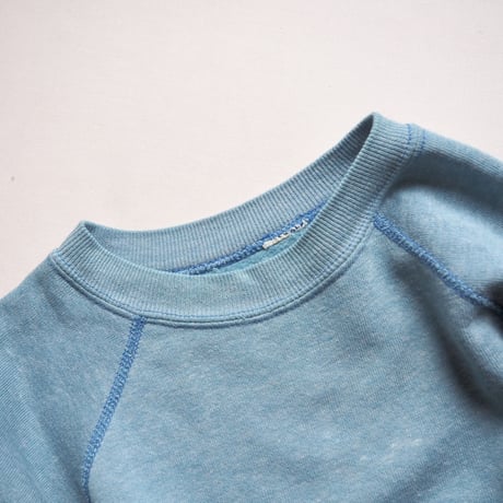 vintage ice blue plain sweat