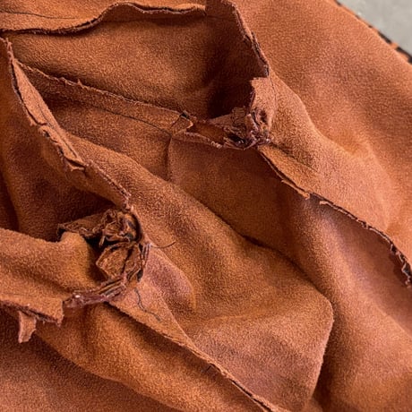 "CHICO'S" abstract faux suède jacket
