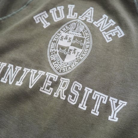 60s〜 s/s college print sweatshirt