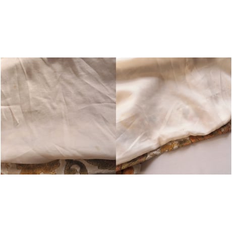 60s〜 beige floral tapestry coat