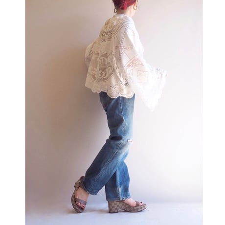 90s made in USA Levi's 501 damage denim pants