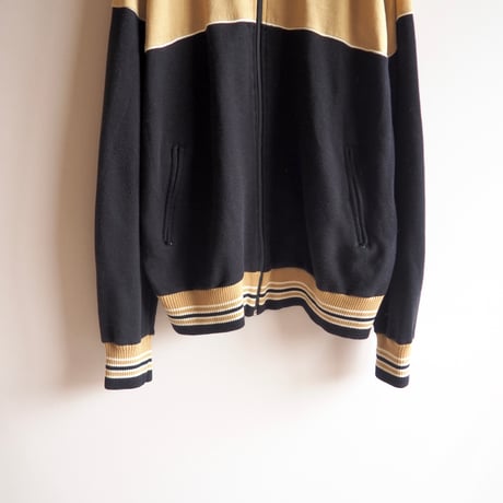 80s "NIKE" beige × black track jacket