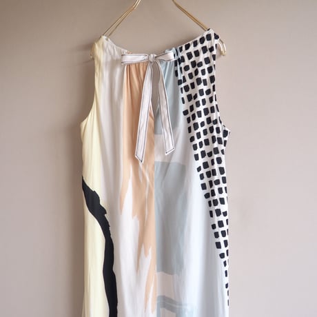 "Chico's" abstract sleeveless maxi dress