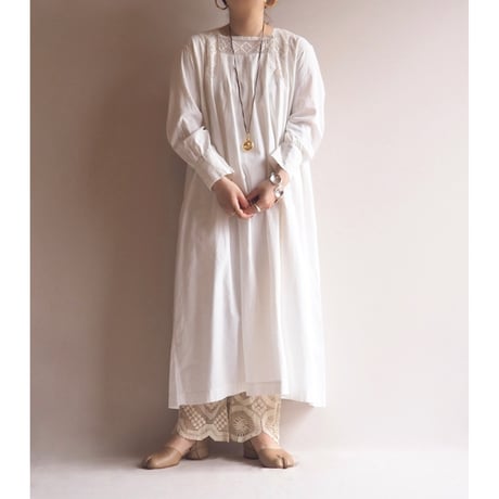 1920s cotton lace night dress