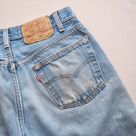 90s made in USA Levi's 501 damage denim