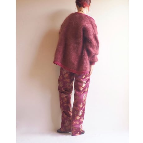 "Ann Taylor" floral brocade tapered pants