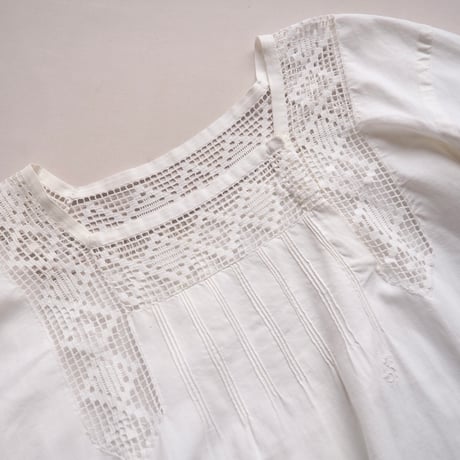 1920s cotton lace night dress