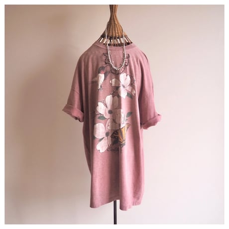 90s〜 "SIGNAL SPORTS" floral print t-shirts