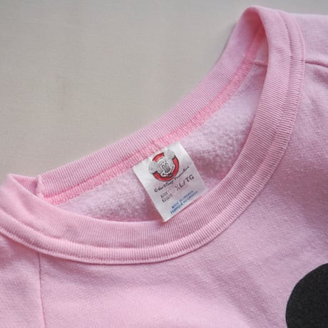 80s mickey print sweat  (pink)