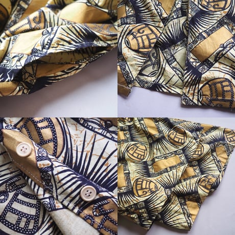"The African Village" big collar tunic dress & skirt (GD×LYE)