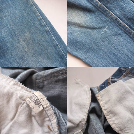 70s made in USA Levi's 646 cutoff denim