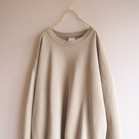 "JERZEES" beige oversized plain sweat