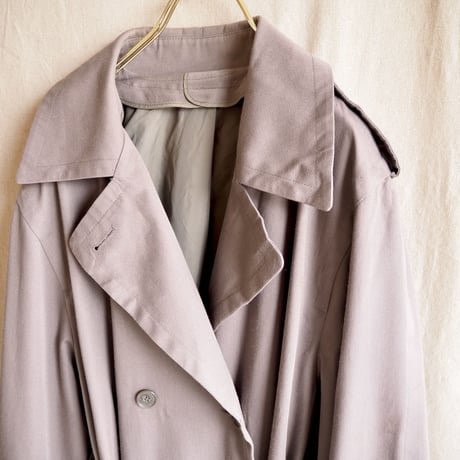 "London fog" oversized maxi trench coat