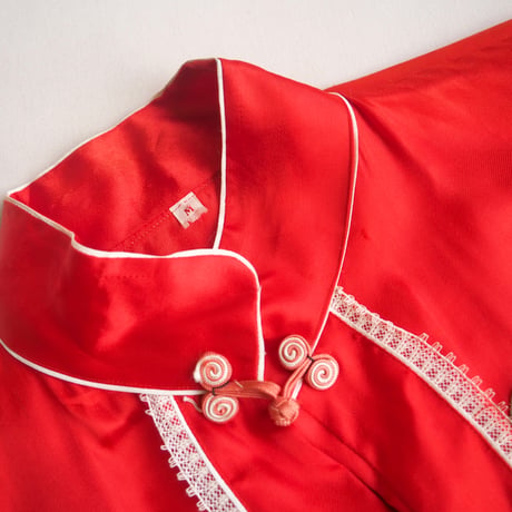 50s〜 chinese embroidered blouse