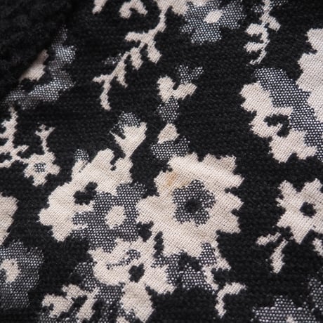 70s floral tapestry maxi skirt
