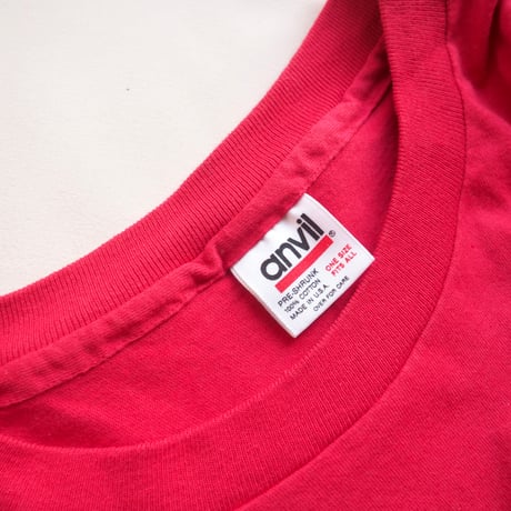 90s〜 "anvil" print L/S dress t-shirts