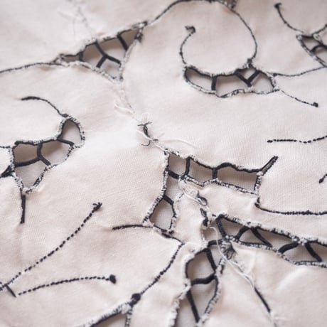 vintage cutwork lace jacket